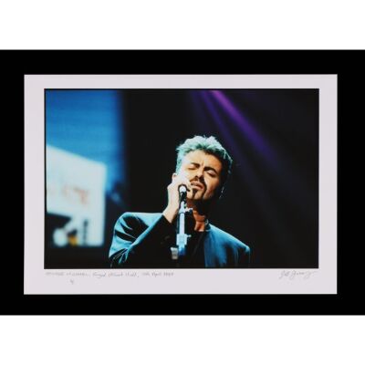 137. GEORGE MICHAEL - The Rockarchive Collection: Limited Edition Print by Jill Furmanovsky, Royal Albert Hall, 1999