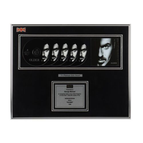 139. GEORGE MICHAEL - Older 5 x Platinum CD Award
