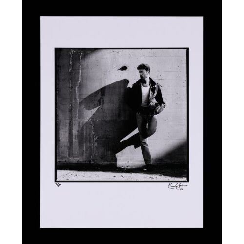 140. GEORGE MICHAEL - The Rockarchive Collection: Limited Edition CBS Records Photoshoot Print by Chris Cuffaro, Los Angeles, 1988
