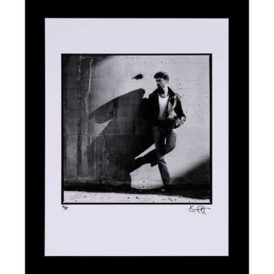 140. GEORGE MICHAEL - The Rockarchive Collection: Limited Edition CBS Records Photoshoot Print by Chris Cuffaro, Los Angeles, 1988