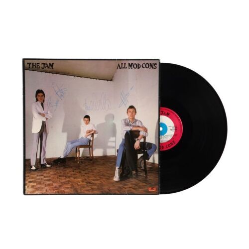 151. THE JAM - Paul Weller, Bruce Foxton and Rick Buckler-Autographed All Mod Cons UK Vinyl