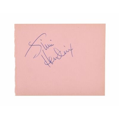 155. JIMI HENDRIX - Jimi Hendrix-Autographed Page