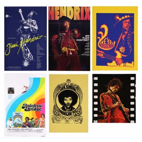 161. JIMI HENDRIX - Set of Six Jimi Hendrix Posters