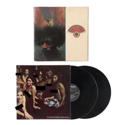 164. JIMI HENDRIX - Electric Ladyland UK Release LP and Jimi Hendrix Electric Church: A Visual Experience Concert Tour Book