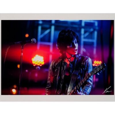 169. JOAN JETT AND THE BLACKHEARTS - Joan Jett Revolver Golden Gods Awards Performance Print by Dean Karr, 2015