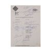 183. KISS - Paul Stanley, Gene Simmons, Eric Carr and Bruce Kulick-Autographed Call Sheet