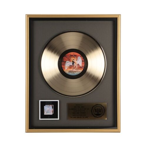 188. LED ZEPPELIN - The Song Remains the Same Gold Disc Award Presented to John Paul Jones