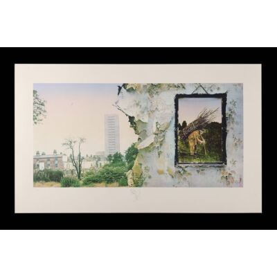 189. LED ZEPPELIN - Jimmy Page-Autographed "Led Zeppelin IV" Limited Edition Print, 2005