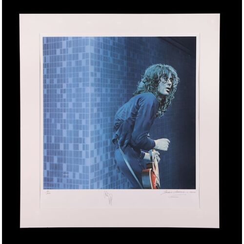 190. LED ZEPPELIN - Jimmy Page-Autographed Limited Edition Silkscreen Print, 2000