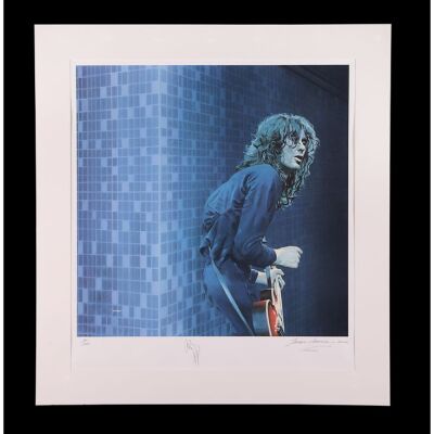 190. LED ZEPPELIN - Jimmy Page-Autographed Limited Edition Silkscreen Print, 2000