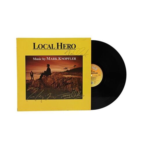 195. LOCAL HERO (1983) - Mark Knofler, Terry Williams, Alan Clark and John Illsey-Autographed Soundtrack Vinyl LP