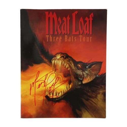 203. MEAT LOAF - Meat Loaf-Autographed Three Bats Tour Programme