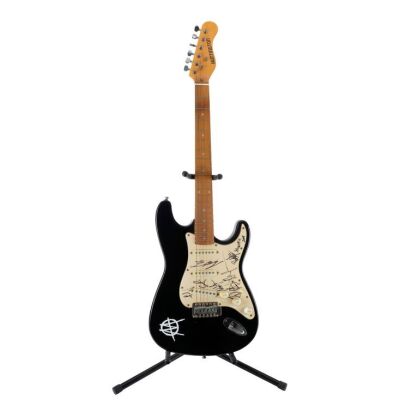 226. MINISTRY - Al Jourgensen, Mike Scaccia and Others Autographed Guitar