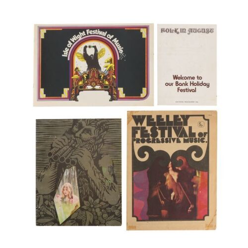 227. MONTEREY FESTIVAL 1967 - Monterey, Isle of Wight, Weeley and Folk in August Festival Programmes