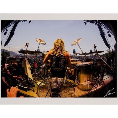 229. MOTORHEAD - Mikkey Dee Metal Masters Tour Performance Print by Dean Karr, 2008