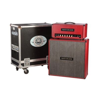 258. OASIS - Noel Gallagher's Red Matchless Superchief 120 Amplifier