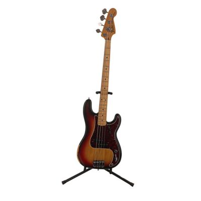 260. OASIS - Noel Gallagher's Owned and Autographed Sunburst Fender Precision Bass Guitar Played During Recording of Dig Out Your Soul by Oasis Bassist Andy Bell