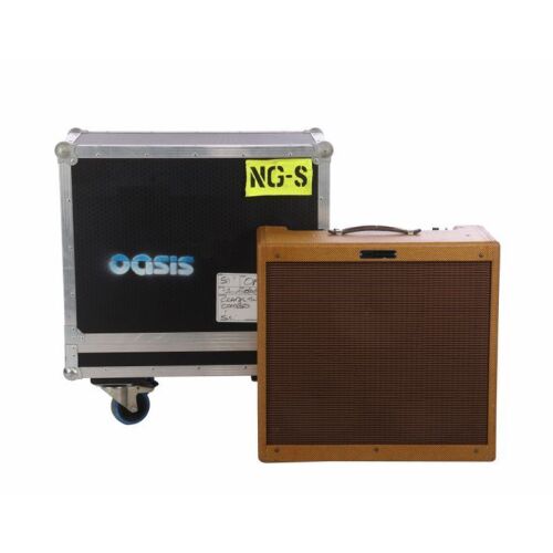 264. OASIS - Noel Gallagher's Clark Tyger Tweed Combo Amplifier and Flight Case