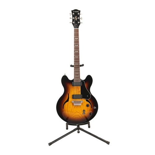 268. OASIS - Noel Gallagher's Owned and Autographed Sunburst Vox Virage DC Guitar