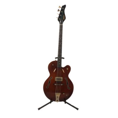 271. OASIS - Noel Gallagher's Owned and Autographed Gretsch Tennessean Walnut Bass Guitar Played During Steve Marriott Memorial Concert