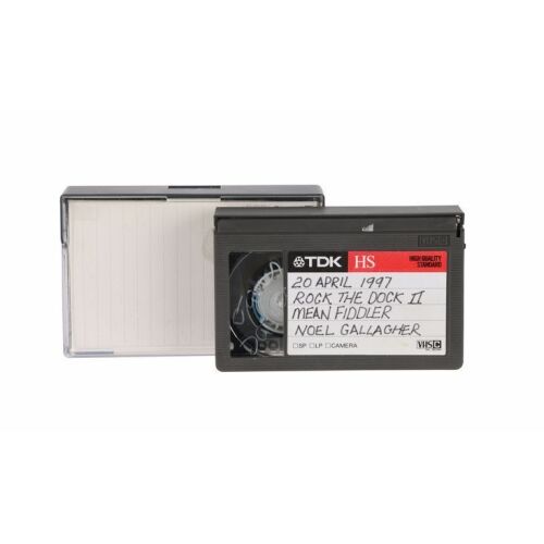 281. OASIS - Rock the Dock II Charity Concert Video Tape Featuring Noel Gallagher's Solo Acoustic Set (Sold with Copyright), 1997