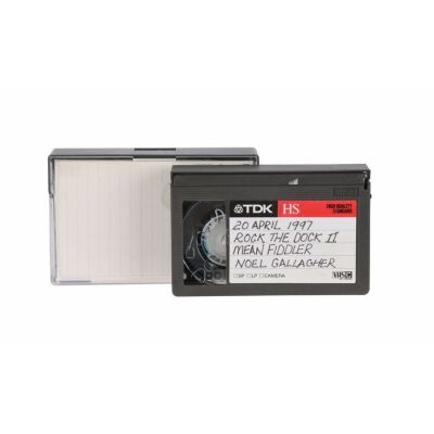 281. OASIS - Rock the Dock II Charity Concert Video Tape Featuring Noel Gallagher's Solo Acoustic Set (Sold with Copyright), 1997