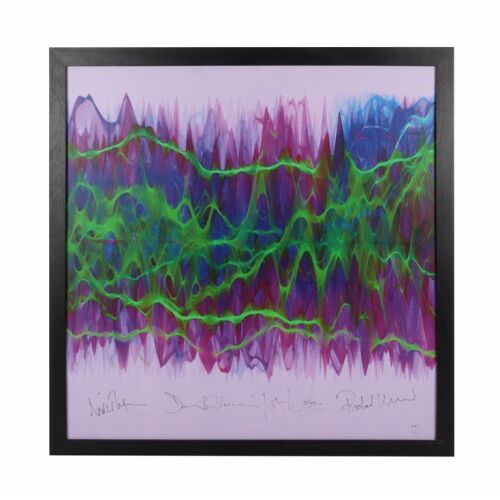 308. PINK FLOYD - Roger Waters, Nick Mason, David Gilmour and Richard Wright-Autographed "Wish You Were Here" Limited Edition Canvas Print by Tim Wakefield, 2008