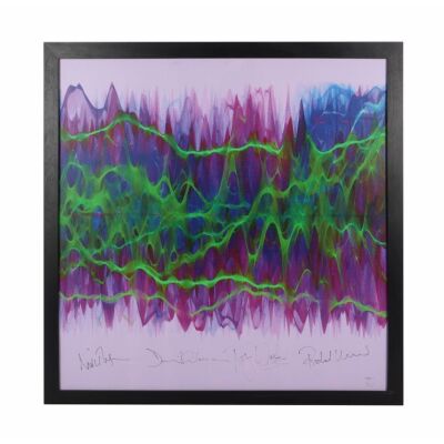 308. PINK FLOYD - Roger Waters, Nick Mason, David Gilmour and Richard Wright-Autographed "Wish You Were Here" Limited Edition Canvas Print by Tim Wakefield, 2008