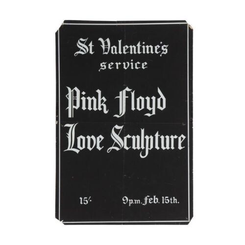 313. PINK FLOYD - St Valentine's Dance York University Concert 1969 Poster