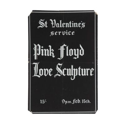313. PINK FLOYD - St Valentine's Dance York University Concert 1969 Poster