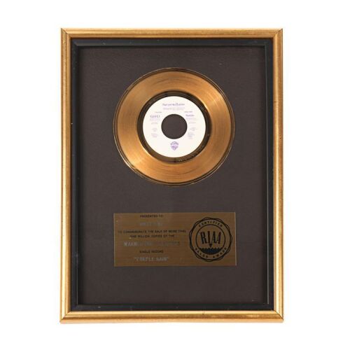 316. PRINCE AND THE REVOLUTION - Purple Rain Gold Disc