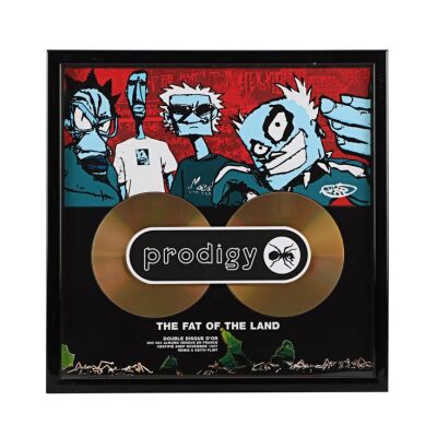 326. THE PRODIGY - Keith Flint's "The Fat Of The Land" French Double CD Award