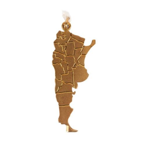 337. QUEEN - Freddie Mercury Owned 18ct Gold Argentina Pendant