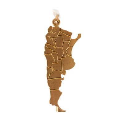 337. QUEEN - Freddie Mercury Owned 18ct Gold Argentina Pendant