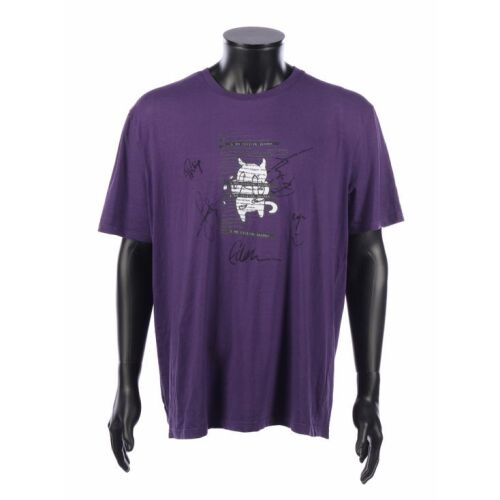 345. RADIOHEAD - Thom Yorke, Colin Greenwood, Jonny Greenwood, Philip Selway and Ed O'Brien-Autographed Amnesiac T-shirt