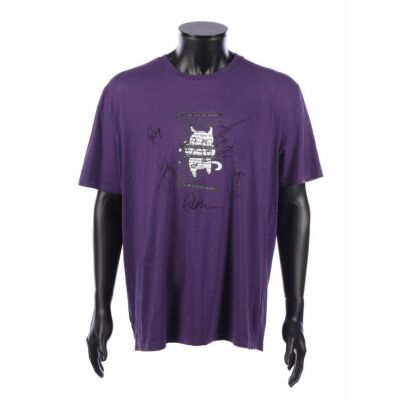 345. RADIOHEAD - Thom Yorke, Colin Greenwood, Jonny Greenwood, Philip Selway and Ed O'Brien-Autographed Amnesiac T-shirt