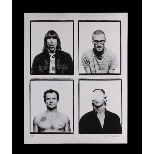 350. RED HOT CHILI PEPPERS - Artist's Proof Hollywood Band Portrait Print by Scarlet Page, 2003