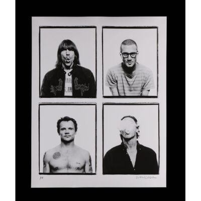 350. RED HOT CHILI PEPPERS - Artist's Proof Hollywood Band Portrait Print by Scarlet Page, 2003