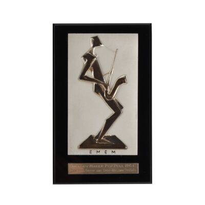 358. THE ROLLING STONES: BILL WYMAN - Bill Wyman Owned Melody Maker 1964 Award