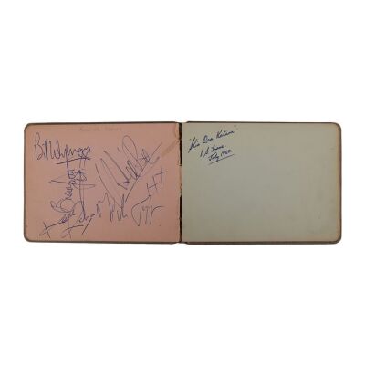 359. THE ROLLING STONES - Autograph Book Signed by The Rolling Stones and Others