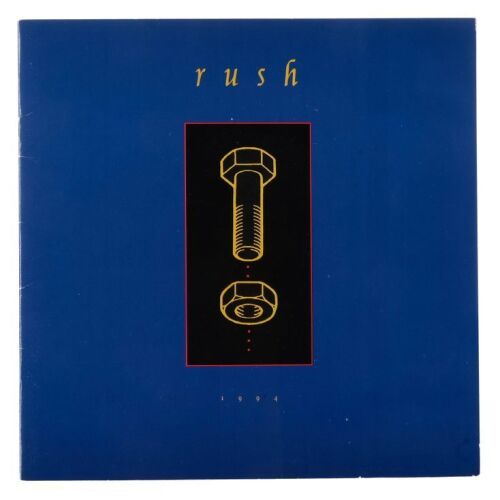 365. RUSH - Alex Lifeson, Neil Peart and Geddy Lee-Autographed Counterparts Tour Programme
