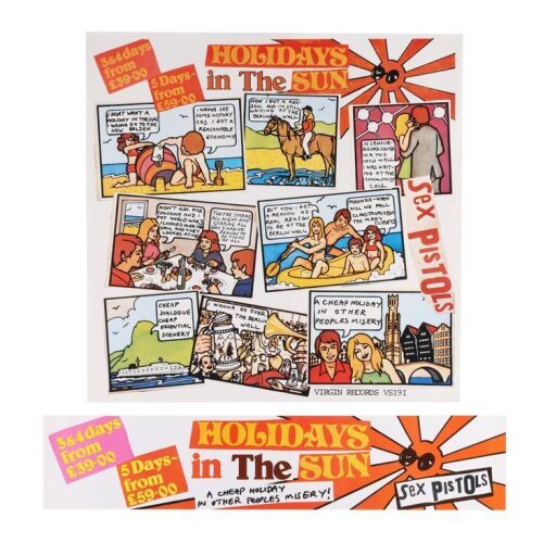 376. SEX PISTOLS - Holidays In The Sun Promotional Poster and Banner