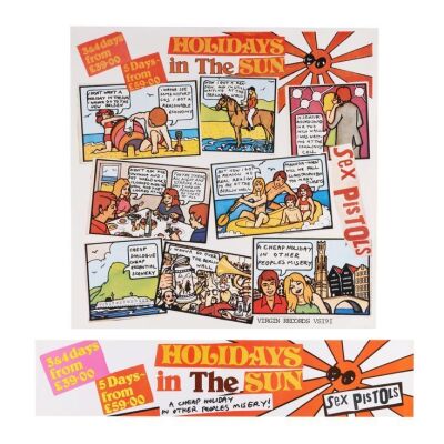 376. SEX PISTOLS - Holidays In The Sun Promotional Poster and Banner