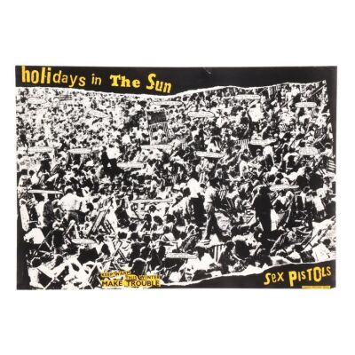 379. SEX PISTOLS - Holidays In The Sun Promotional Poster, 1977