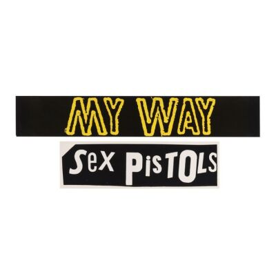 383. SEX PISTOLS - Sex Pistols and Sid Vicious "My Way" Promotional Banners