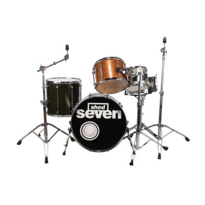 387. SHED SEVEN - Alan Leach's Autographed 1993 Premier Signia Marquis Drum Kit
