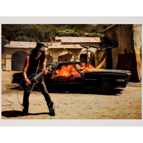 393. VELVET REVOLVER - Slash in "She Builds Quick Machines" Music Video Print by Dean Karr and Production File, 2007