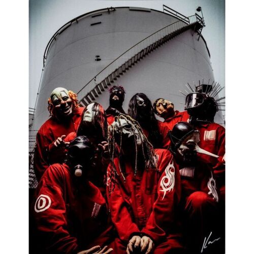 395. SLIPKNOT - Water Tank Los Angeles Photoshoot Print by Dean Karr, 1999