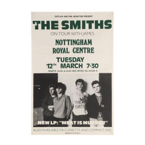 396. THE SMITHS - 1985 Nottingham Royal Centre Concert Poster