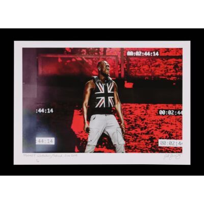 410. STORMZY - The Rockarchive Collection: Limited Edition Print by Jill Furmanovsky, Glastonbury Festival, 2019